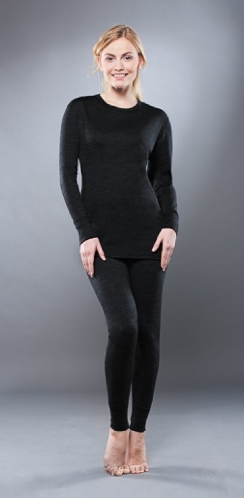 Комплект женского термобелья Guahoo: рубашка + лосины (351-S/BK / 351-P/BK) (2XL)