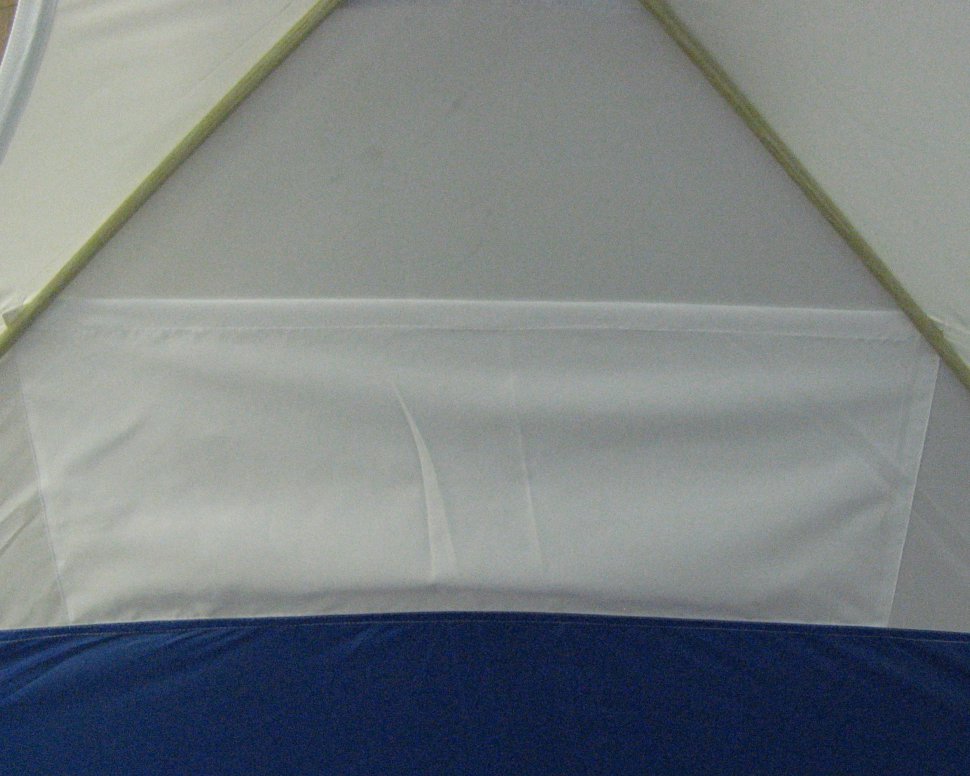 Зимняя палатка куб Следопыт 2,1*2,1 м Oxford 210D PU 1000 PF-TW-05/06 (белый/синий)