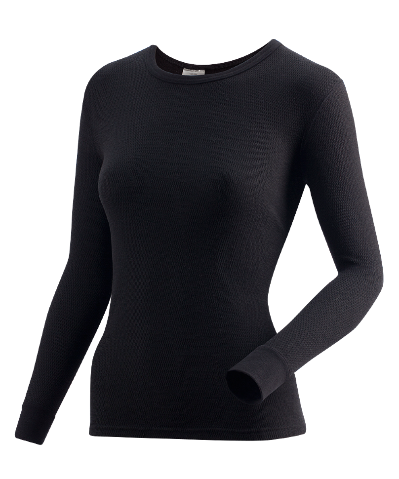 Комплект женского термобелья Laplandic: рубашка + лосины (A51-S-BK / A51-P-BK) (2XL)